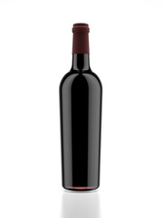 Red wine bottle