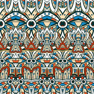 American Indian seamless pattern