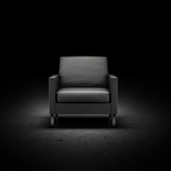 black chair