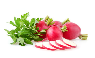 Fresh Radishes and Parsley