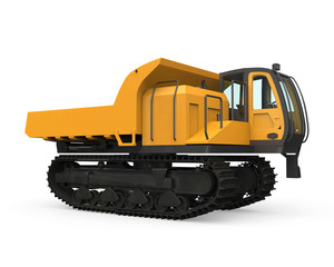 Fototapeta premium Rubber Track Crawler Carrier