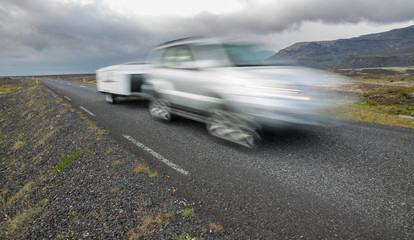 Fototapeta na wymiar Iceland by car