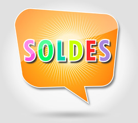 Bulle : Soldes