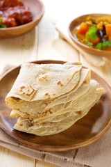 Indian Chapati or chapatti