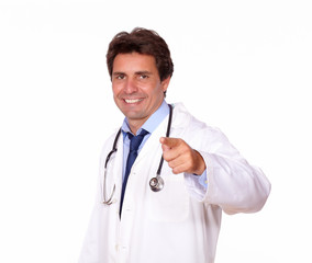 Fototapeta premium Professional medical doctor pointing at you