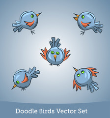 Doodle bird set