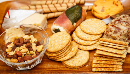 Cheese Crackers and Nuts