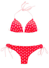 Red bikini on White - 54050565