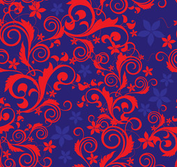 Seamless floral background