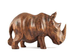 Obraz premium Rhinoceros rhino sculpture