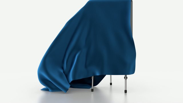 aufdeckendes Clipchart mit Beispielzeichnung