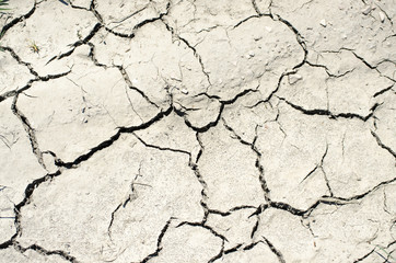 Dry ground texture with cracks
