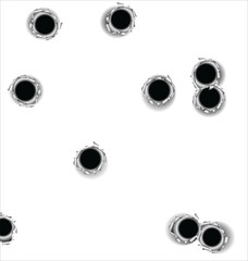 Bullet holes - obrazy, fototapety, plakaty