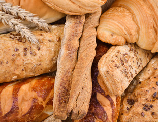 Assortment of baked bread