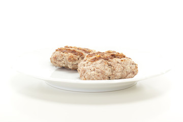 Delicate meatballs made of low-fat hash