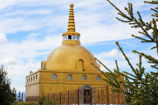 Suburgan - building near a Buddhist temple