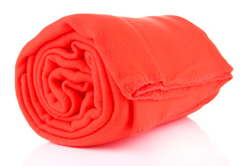 Warm plaid, isolated on white