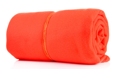 Warm plaid, isolated on white