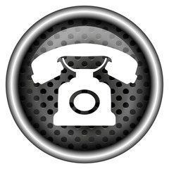 Glossy metallic icon