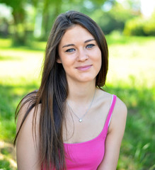 Portrait of beautiful young girl