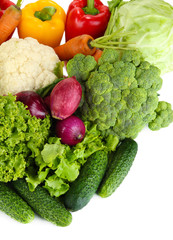 Fresh vegetables close up