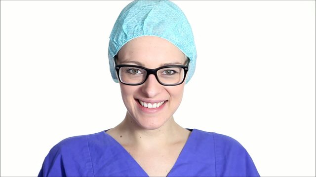 junge krankenschwester