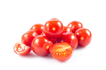 tomatoes isolated on white background