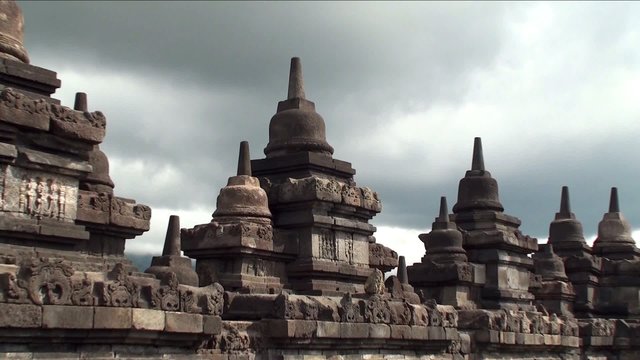 Borobudur.Buddhist Temple. Java, Indonesia.