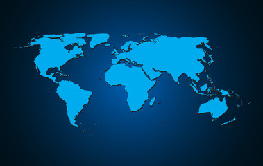 Fototapeta na wymiar world map background vector illustration