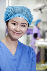 Female veterinarian, portrait