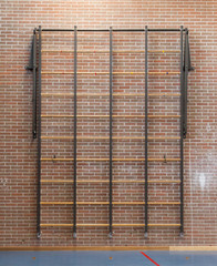 Interior of a gym at school