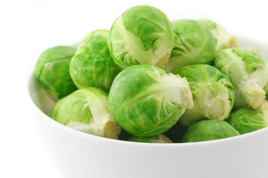 Brussel sprouts in bowl