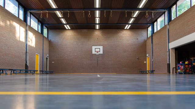 Interior Of A Gym At School