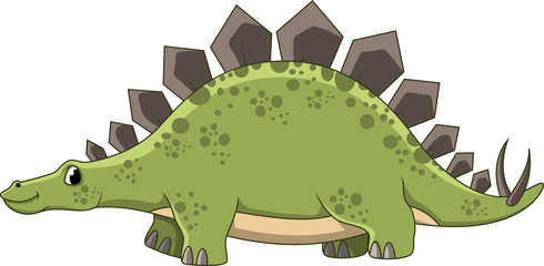 cute dinosaur cartoon © jihane37