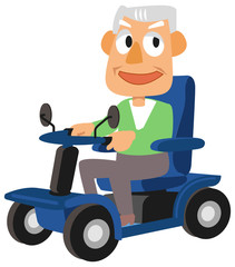 Senior car - grandfather