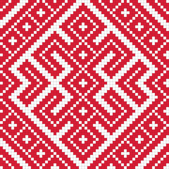 Ethnic slavic seamless pattern#3