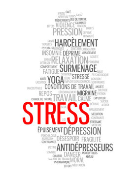 Nuage de Tags "STRESS" (anxiété dépression surmenage insomnie)