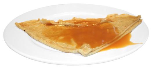 pancake with caramel