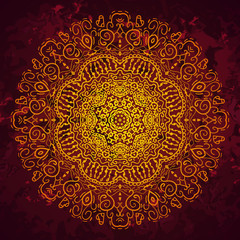 Vintage antique golden ornament background