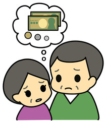 老人　お金　心配