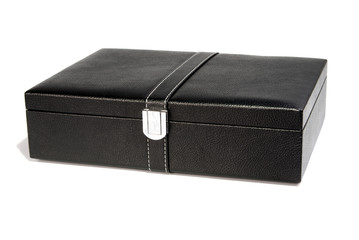 Black leather box