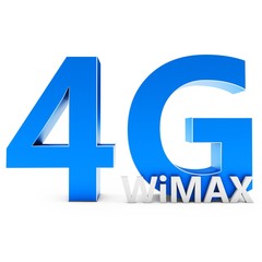 3d sign of 4G  Wimax wireless technology