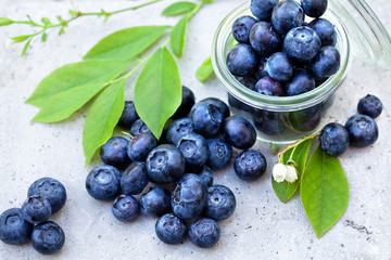 Frische Heidelbeeren