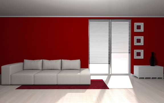 modern room - Wohndesign - Sofa