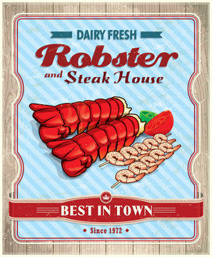 Vintage Robster poster