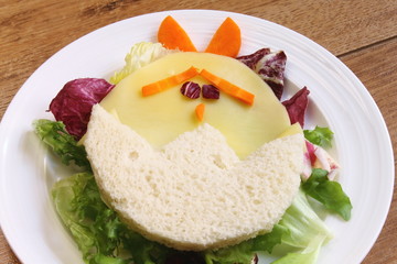 Funny sandwich for children