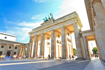 Foto op Canvas Brandenburger Tor van Berlijn, Duitsland © Noppasinw