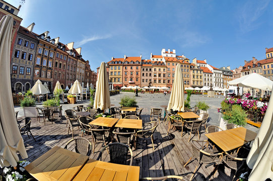 Fototapeta Warsaw Old Town, Poland