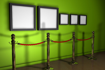 Rahmen Absperrung Galerie G