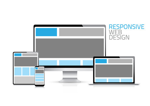 High quality responsive web design vector eps10
